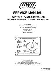 SERVICE MANUAL - HWH Corporation