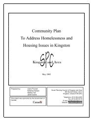 Community Plan to address Homelessness and Housing issue in ...