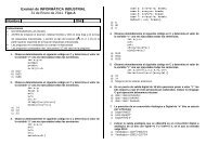 Examen de INFORMÃTICA INDUSTRIAL - PoliformaT