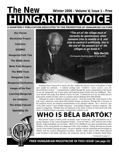 THE NEW HUNGARIAN VOICE WINTER 2006 (Read-Only)