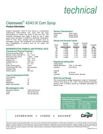 technical - Cargill Foods