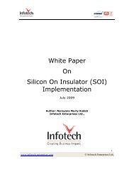 White Paper On Silicon On Insulator (SOI) Implementation