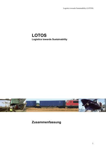 LOTOS - Institut für Verkehrsplanung und Logistik der TU Hamburg ...