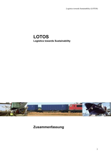 LOTOS - Institut für Verkehrsplanung und Logistik der TU Hamburg ...