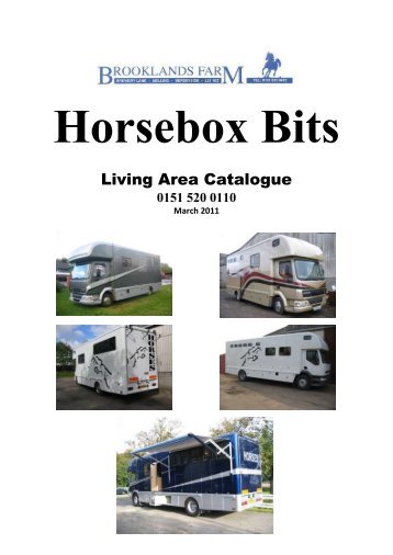 Horsebox Bits - Brooklands Farm