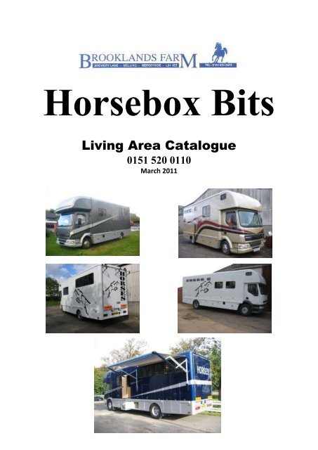 Horsebox Bits - Brooklands Farm