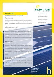 Serie HS-PXL - Heckert Solar