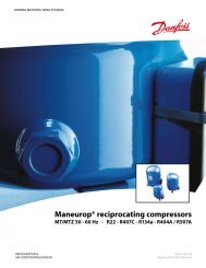 Maneurop® reciprocating compressors