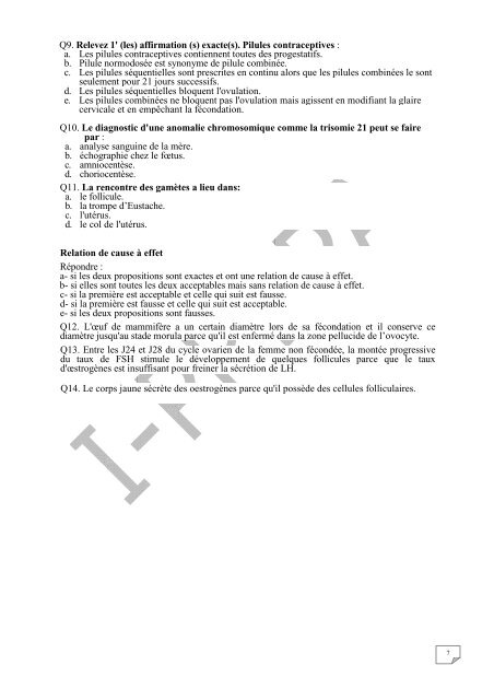 Exercices de Biologie _envoi5 - Poly-Prepas