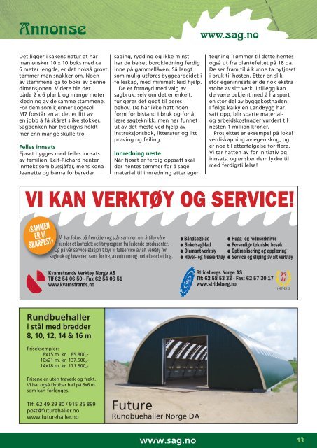 artikkel i nr. 2 2012 - Norsk Bygdesagforening