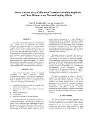 Smart Antenna Array Calibration Procedure Including Amplitude and ...