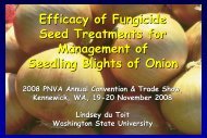 Vegetable Seed Pathology Washington State University