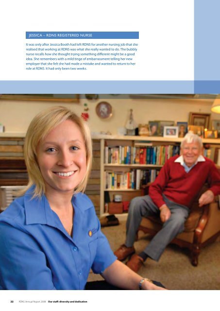 RDNS 2008 Annual Report - Royal District Nursing Service