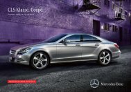 Preisliste CLS (PDF) - Mercedes-Benz