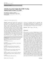 Attitudes Towards Couples-Based HIV Testing Among - ResearchGate