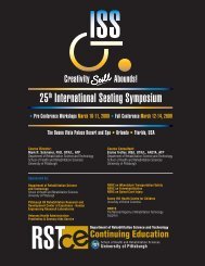 25th International Seating Symposium - Therapy BC