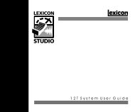 4 Using the PC-90 - Lexicon