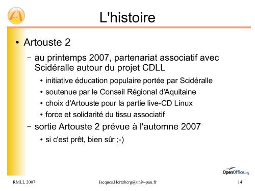 ARTOUSTE 2 - (RMLL) 2007