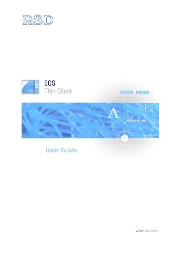 EOS Thin Client User Guide