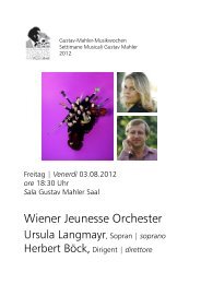 Wiener Jeunesse Orchester - Gustav Mahler