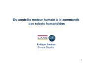 Du contrôle moteur humain à la commande des robots humanoïdes