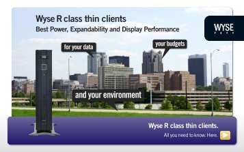 Wyse R class thin clients - Arcy Solutions, Inc.