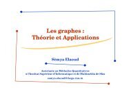 Les graphes : Théorie et Applications