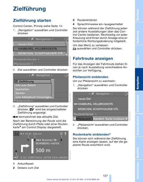 Betriebsanleitung zum Fahrzeug