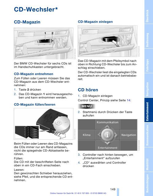 Betriebsanleitung zum Fahrzeug