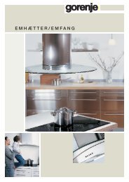 E M H Ã T T E R / E M F A N G - Gorenje