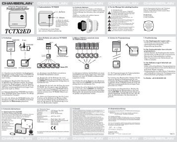 TCTX2ED - Chamberlain