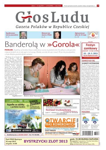 BanderolÄ w Â»GorolaÂ« - GlosLudu.cz