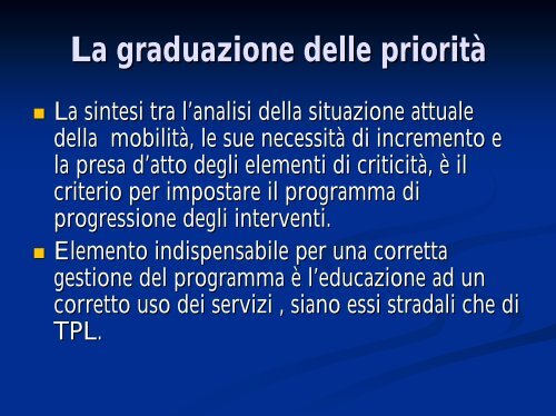 Priorità degli interventi in formato .pdf - Comune di Prato