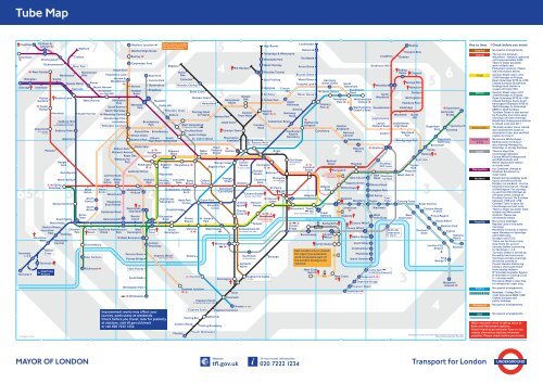 London Underground Tube Map - Businessballs