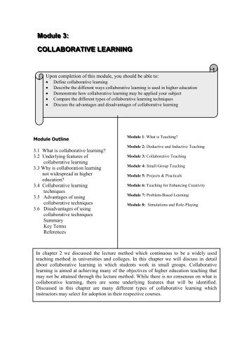 Cooperative Learning Structures - learningdomain