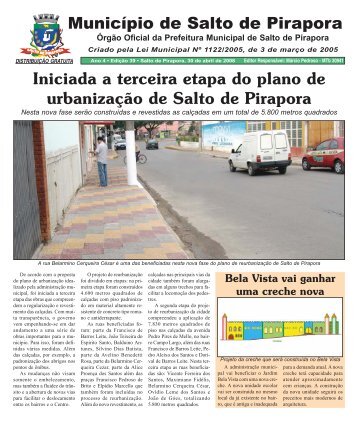 Edição - Prefeitura Municipal de Salto de Pirapora