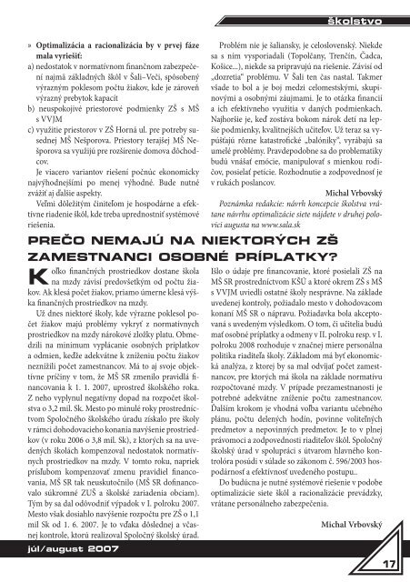 na stiahnutie (pdf - 2.11 MB) - Mesto Å aÄ¾a