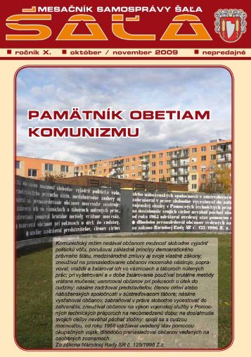 na stiahnutie (pdf - 2.97 MB) - Mesto Å aÄ¾a