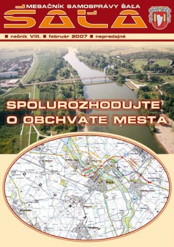 na stiahnutie (pdf - 1.25 MB) - Mesto Å aÄ¾a