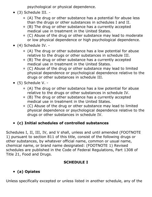 Controlled Substances Act (CSA) - Medical Marijuana ProCon.org