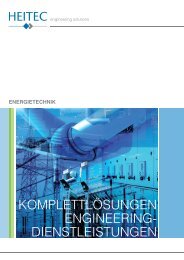 HEITEC Energietechnik - Komplettlösungen Engineering-Dienstleistungen