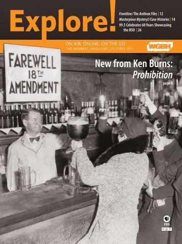 New from Ken Burns: Prohibition - WGBH