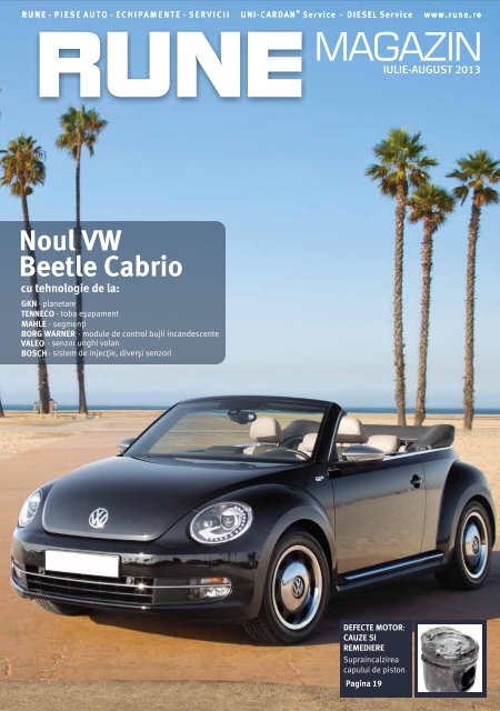 Noul VW Beetle Cabrio - RUNE Piese Auto