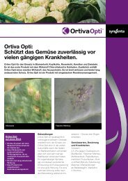 Ortiva Opti: Schützt das Gemüse zuverlässig vor vielen ... - UFA-Revue