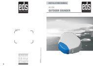 AS290K/M Outdoor Siren with LED - Unitech