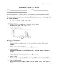 Psychsim Descriptive Statistics and Correlation - Greenwich Public ...