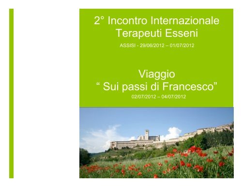 Brochure Incontro ITE e viaggio - Sois.fr