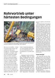 Rohrvortrieb unter hÃ¤rtesten Bedingungen - Nodig-Bau.de