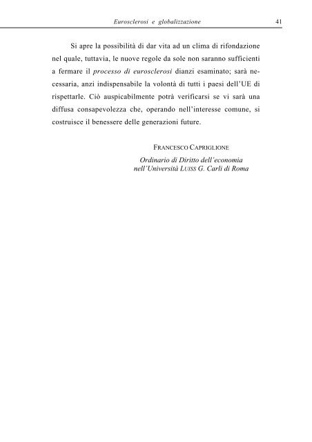 rivista trimestrale di diritto dell 'economia - Fondazione Capriglione ...