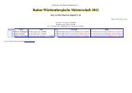 Baden-WÃ¼rttembergische Meisterschaft 2012 - Taekwondo-Union ...